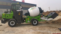 Camion malaxeur auto-alimenté Zhongke Jufeng (Groupe Shanqi) de 3,5 mètres cubes, décharge plus rapide sans résidus