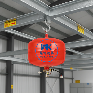 Extintor de Incêndio Automático de Pó Seco de Aço Modelo WK da Marca Hazardous Chemical Fireball, Tamanho Personalizável - Product Image 6