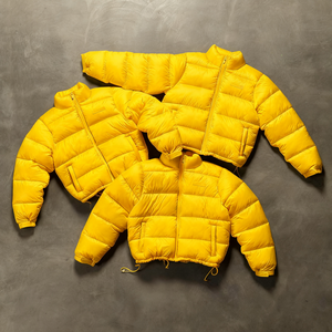 Tùy Chỉnh Thiết Kế Mùa Đông Ngoài Trời Mặc Siêu Ánh Sáng Vịt Ngỗng Xuống Áo Khoác Unisex Zip up Cắt Áo Khoác Độn Bong Bóng Nóc Áo Khoác - Product Image 3