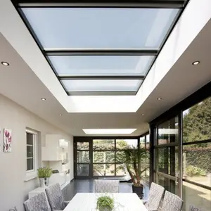 Hurricane mái hiên cửa sổ điện cửa sổ trời tác động nhôm kính cường lực cửa nhôm và cửa sổ ngang 1 Bộ - Product Image 3