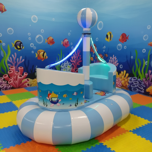 Divertidos juegos inflables de suaves materiales para niños, conjuntos de juegos sensoriales de equilibrio, columpio de <span class=keywords><strong>barco</strong></span> <span class=keywords><strong>pirata</strong></span> para parques infantiles interiores. - Product Image 1