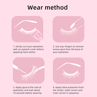 Foxy Winged Cat Eye Lashes Vendeur 5 Paires Bande Faux Cils Wispy Faux Mink Accessoire De Maquillage