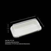 Boîtes cadeaux carrées transparentes en PET recyclable jetables pour cupcakes, snacks, gâteaux d'anniversaire et gelées (aliments personnalisables)