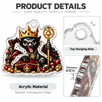 Calendrier de l'Avent 2026 – Boîte Mystère 24 Pièces – Ornements de Noël en Acrylique Bonhomme de Pain d'Épices – Cadeau Surprise de Fêtes