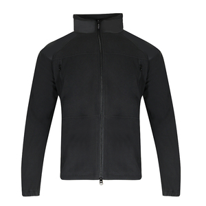 KALAIBEN <strong>Men's</strong> Eco-Friendly Windproof Warm Polyester/Cotton Fleece <strong>Jacket</strong> with Stand-Up Collar <strong>Woolen</strong> Fabric - Product Image 4