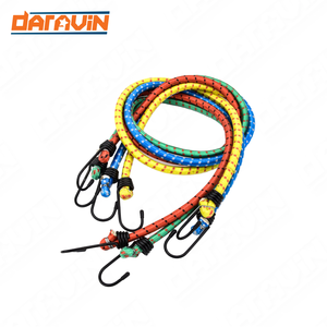 8Mm Cao Su Vòng Lặp Nhiệm Vụ Nặng Nề Việt Nam Tùy Chỉnh Cao Su Đôi Đàn Hồi Móc Móc Bungee Dây Dây Dây Carabiner - Product Image 2