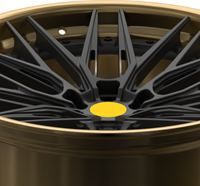 Jantes forgées 2 pièces polies miroir GS Custom pour voitures particulières 19 20 21 22 pouces 5x114.3 5x112 5x120 pour McLaren Lamborghini