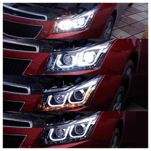 Phare LED Angel Eye pour Cruze 09-14, double <span class=keywords><strong>U</strong></span> DRL et projecteur xénon, 55W 24V qualité OEM B2B - Product Image 2