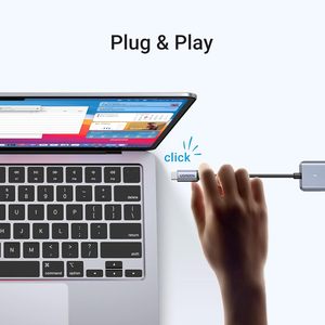 UGREEN Hub <span class=keywords><strong>USB</strong></span> 5 en 2 Type <span class=keywords><strong>C</strong></span> vers 4K <span class=keywords><strong>Thunderbolt</strong></span> 3 avec alimentation 100W, adaptateur 3 ports <span class=keywords><strong>USB</strong></span> 3.0, station d'accueil pour MacBook - Product Image 5