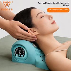 Masajeador de Cuello PAKISS EMS con Microcorriente, Calor y Vibración, Almohada de Masaje con Compresa Caliente, Recargable por USB - Product Image 1