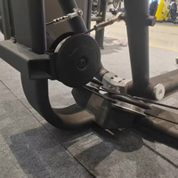 Máquina de remo sentado para entrenamiento de fuerza en gimnasio con selección de carga por pin, para remo medio