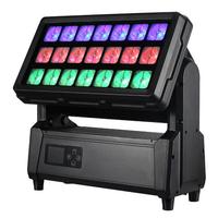 Projecteur LED RGBW 24*20W étanche pour extérieur, effet mural, tête mobile DMX512 pour événements DJ, spectacles, mariages, scènes