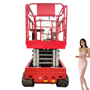 Plateforme élévatrice à ciseaux mobile autopropulsée 300 kg, plateforme de travail en hauteur 8M - 14M avec MSDS - Product Image 5
