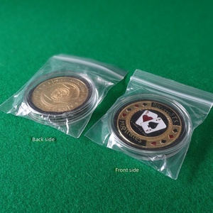 Moneda Conmemorativa Metálica de Póker, Porta Fichas de Texas Hold'em, Protector de Cartas para Dealer y All-in, Cientos de Estilos para Elegir - Product Image 4