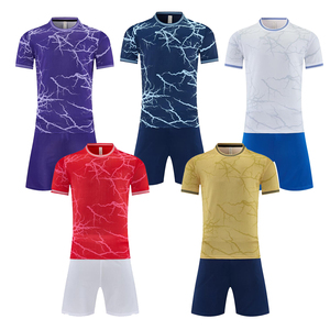 Vêtements de sport d'été pour hommes, coupe automatisée, séchage rapide, respirants, logo personnalisé, club, football décontracté, vente chaude - Product Image 2
