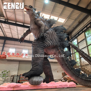 Thực Tế Phim Quái Vật Tùy Chỉnh Khổng Lồ <span class=keywords><strong>Godzilla</strong></span> Bức Tượng Cho Halloween Trang Trí - Product Image 3