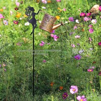 Lampe solaire féerique pour pelouse, en fer forgé, design ajouré, projecteur lumineux, étanche, pour jardin extérieur, cour, lampe en forme de théière