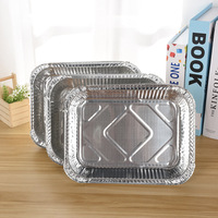1750ml Jetable ustensiles de cuisine en aluminium plateau Écologique casseroles en aluminium en aluminium de récipient de nourriture