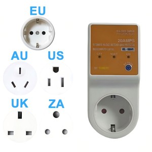 Protector de Sobretensión WSL-1000AVS 20 Amperios Enchufe Europeo Interruptor Automático de Voltaje con Control por Computadora - Product Image 1