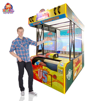 Machine de jeu de tir au basket-ball électronique automatique pour adultes, 2 joueurs, en métal et acrylique, version anglaise