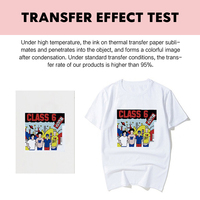 Papier de Sublimation Hongcai A3 pour Transfert Thermique, 50 Feuilles Séchage Rapide, Format A3+, pour T-shirts, Oreillers et Tasses