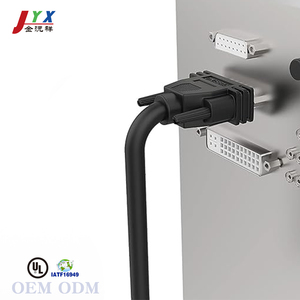 JYX OED/ODM DB15 Cable macho a hembra doble blindaje 26awg cobre estañado mazo de cables seriales de 15 pines con mazo de cables con UL - Product Image 6
