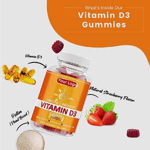 Gomitas de vitamina D OEM ODM Premium, gomitas de vitamina D3 potentes, ayuda a fortalecer las articulaciones de los huesos - Product Image 6