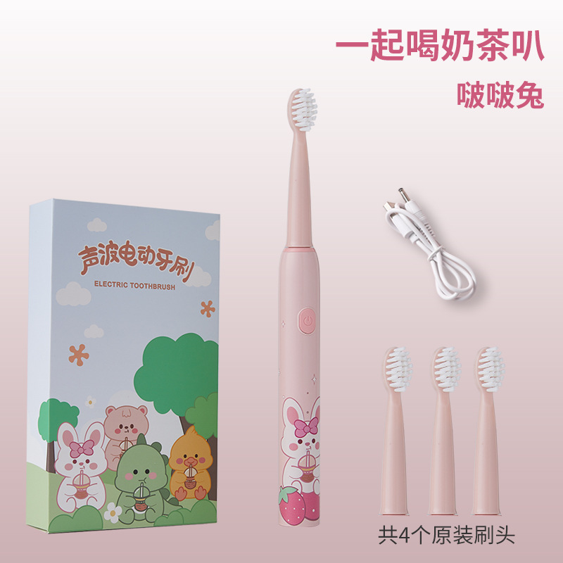 Bobo Rabbit - 4 têtes de brosse