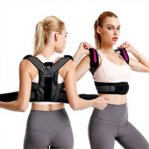 Corrector <span class=keywords><strong>de</strong></span> Postura Ajustable <span class=keywords><strong>de</strong></span> <span class=keywords><strong>Neopreno</strong></span> para Adultos, Cinturón <span class=keywords><strong>de</strong></span> Soporte Enderezador, Protección Profesional, Marca Riello, Todas las Temporadas - Product Image 4