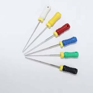 1 paquet (6 pièces) de limes K pour canal radiculaire endodontique dentaire à usage manuel 21mm/25mm #15-40 outils de dentiste Niti - Product Image 3