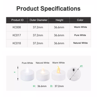 Kit de bougies LED effet flamme pour Bambu Lab, modèle d'impression 3D pour accessoires d'imprimantes 3D Bambulab, Creality, Elegoo KC008/KC017