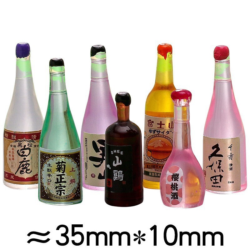 Bouteilles de saké répliques, styles variés
