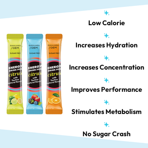 Enerji acele Stix 40 paket taurin tozu 0 şeker 170mg kafein düşük kalorili hidrasyon OEM On-the-Go paket - Product Image 2