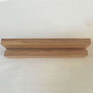 حامل عرض بطاقة خشب البلوط الطبيعي طويل للغاية حامل مخصص بطول رف حافة عائمة للمكتب أو الحائط يطبع الصور الحروف - Product Image 2