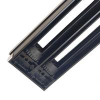 Diffuseur linéaire sans cadre en PVC, design fin, réglable et durable
