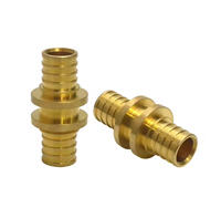 L'usine fournit des pièces coulissantes PEX de couleur laiton, tailles 16-32 mm, etc. Pour le couplage, ainsi que les accessoires PEX.