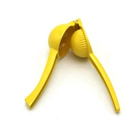 Mini presse-Fruits manuel en aluminium de couleur jaune, avec de bonnes poignées professionnelles, pour Fruits, citron, citron, Orange, agrumes