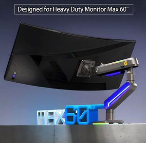 แขนยึดจอเกมมิ่ง NB ERGONOMIC สำหรับจอแบน/จอกว้างพิเศษ/จอก้นโค้ง ขนาด 32 ถึง <span class=keywords><strong>60</strong></span> นิ้ว ขาตั้งจอแบบ Heavy Duty รองรับมาตรฐาน <span class=keywords><strong>VESA</strong></span> รุ่น G70 - Product Image 5