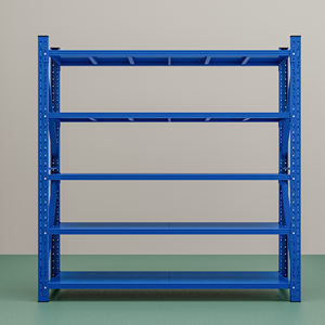 رف تخزين فولاذي قابل للتعديل بـ4 طبقات، نظام رفوف مستودعات طويل المدى بدون براغي، مع حماية ضد التآكل للتخزين - Product Image 4