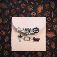 Nouvelles Épingles de Revers en Métal à Thème Religieux Chrétien, Motif Biblique et Dessin Animé, avec Design Jésus