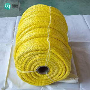 Cordes marines synthétiques en UHMWPE 100% en gros, 30 mm, 34 mm, 42 mm, corde en UHMWPE à <span class=keywords><strong>12</strong></span> brins pour l'amarrage maritime et offshore - Product Image 3