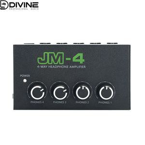 Amplificateur de casque portable à <span class=keywords><strong>4</strong></span> canaux avec mélangeur stéréo à large plage dynamique surveillant la taille compacte Réservoir comme la <span class=keywords><strong>carte</strong></span> <span class=keywords><strong>son</strong></span> de qualité - Product Image 1