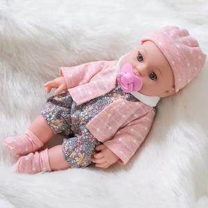 Poupée bébé réaliste NPK de 12 pouces avec manteau rose et chapeau pour enfants de 4 à 6 ans - Product Image 2