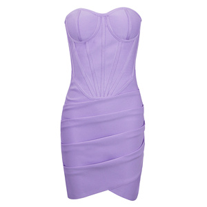 <span class=keywords><strong>Robe</strong></span> Mini Sexy Moulante Bleu Royal Élégante Personnalisée en Tissu Naturel Lavable pour Fournisseur <span class=keywords><strong>de</strong></span> Robes - Product Image 5