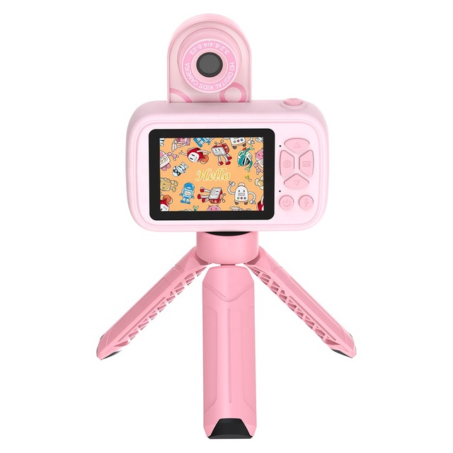 Kids Digital Camera with Flip Lens, HD Digital Video Cameras for Toddler, Christmas Birthday Gifts and Portable Toy
