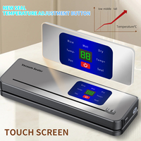 Scelleuse sous vide portable sans fil rechargeable entièrement automatique, largeur de scellage de 30 cm, scelleuse d'emballage avec tube de vide externe