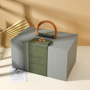 Premium lujo Rosa cartón papel regalo peluca extensión del pelo magnético satén instalar Kit rectángulo lujoso piel peluca cajas <span class=keywords><strong>de</strong></span> papel - Product Image 6