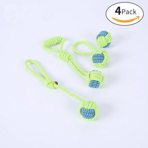 Ensemble de jouets à mâcher pour chiens, lot de 8 cordes durables pour le nettoyage des dents des petits animaux - Product Image 3