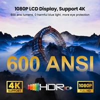 Proyector XNANO Certificado por Netflix GT350 Android 14 Google TV 1080P de Alto Lumen, Proyector Inteligente para Interiores y Exteriores con Enfoque Automático