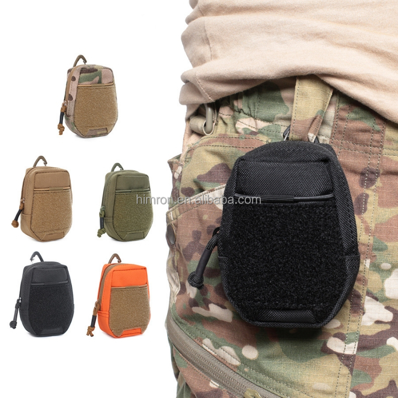 Multi Color Nylon Waist Bag with Hook Tactical Pouch Accessory Bag Personal Defense Equipment for Outdoor Camping